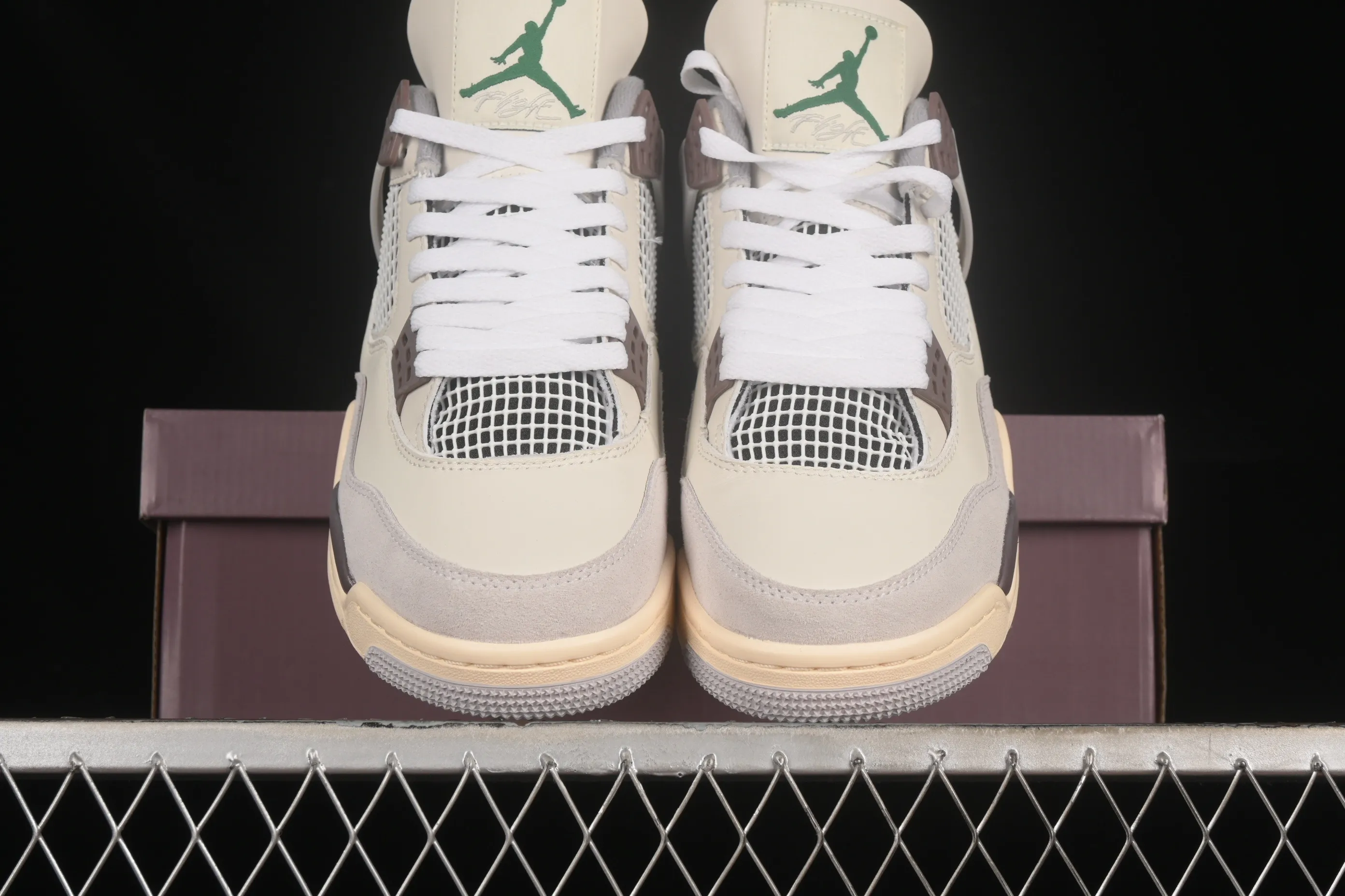 All Categories Air Jordan Jordan Series Basketball Shoes Air Jordan 4 Special Price #ZG Version Air Jordan 4 Retro "Baimoka" AJ4 Joe 4 White Mocha Joint Basketball Shoes DR5415-102